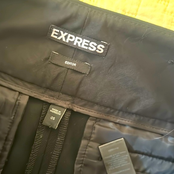 Express Editor Pant Black Size 0 V20 - Picture 5 of 8